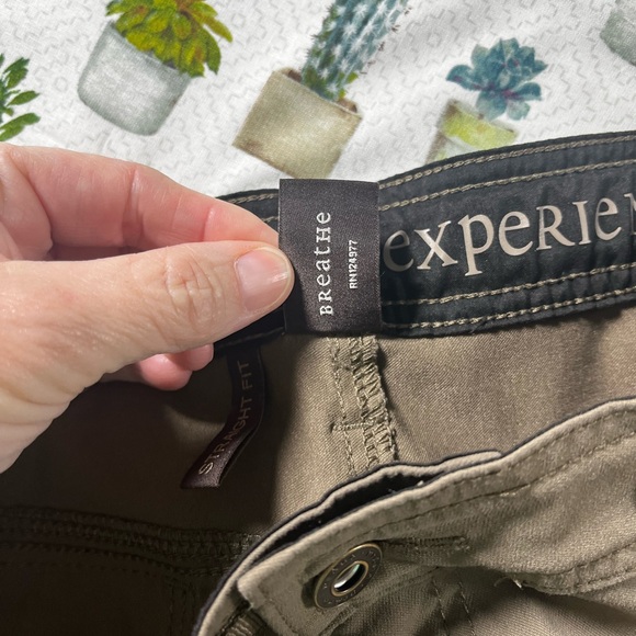 PrAna Breathe Straight Fit Brown Men’s Pants 36X34 Vented Cargo Stretchy - Picture 12 of 16